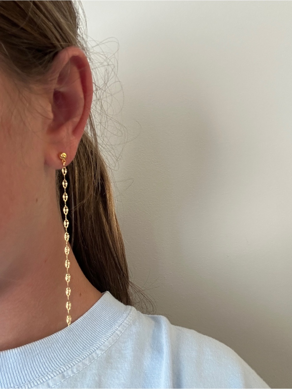 Chain duster earrings